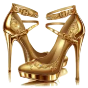 Golden High Heel
