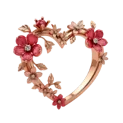 Heart Pink Rings